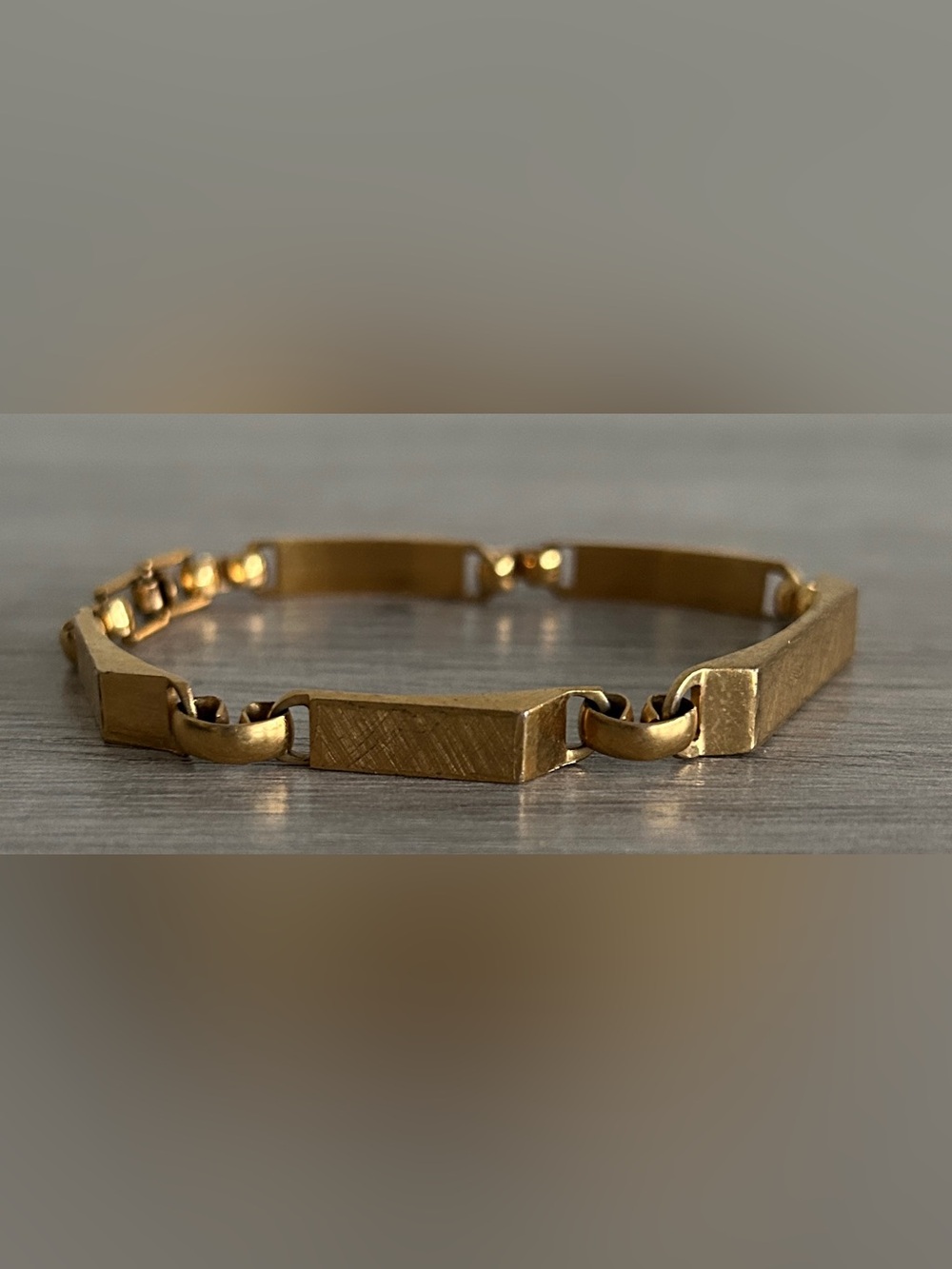 La Mode Geometric Link Panel Bracelet